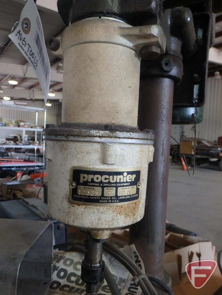 Walker-Turner drill press, Procunier tapping head, foot control, 120V