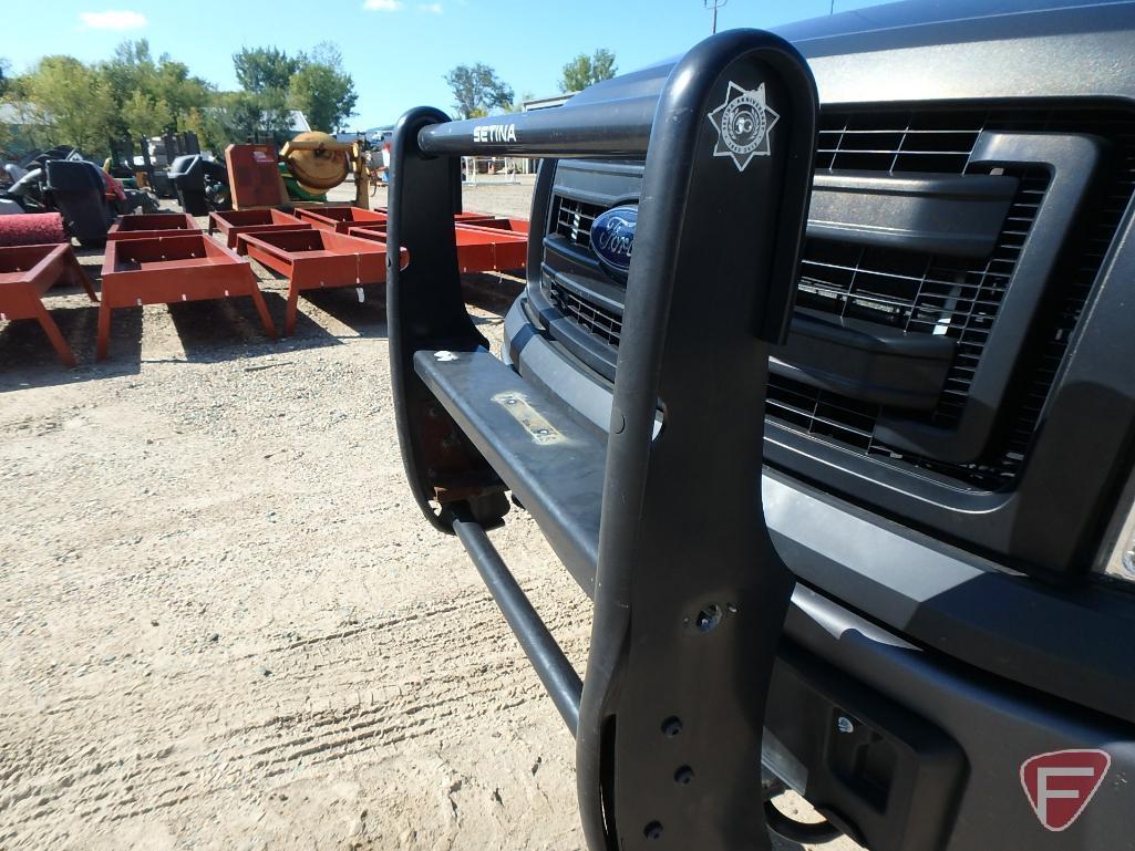 2014 Ford F-150 Extended Cab Pickup Truck With Leer Topper and Setina Push Rack