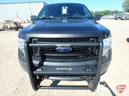 2014 Ford F-150 Extended Cab Pickup Truck With Leer Topper and Setina Push Rack