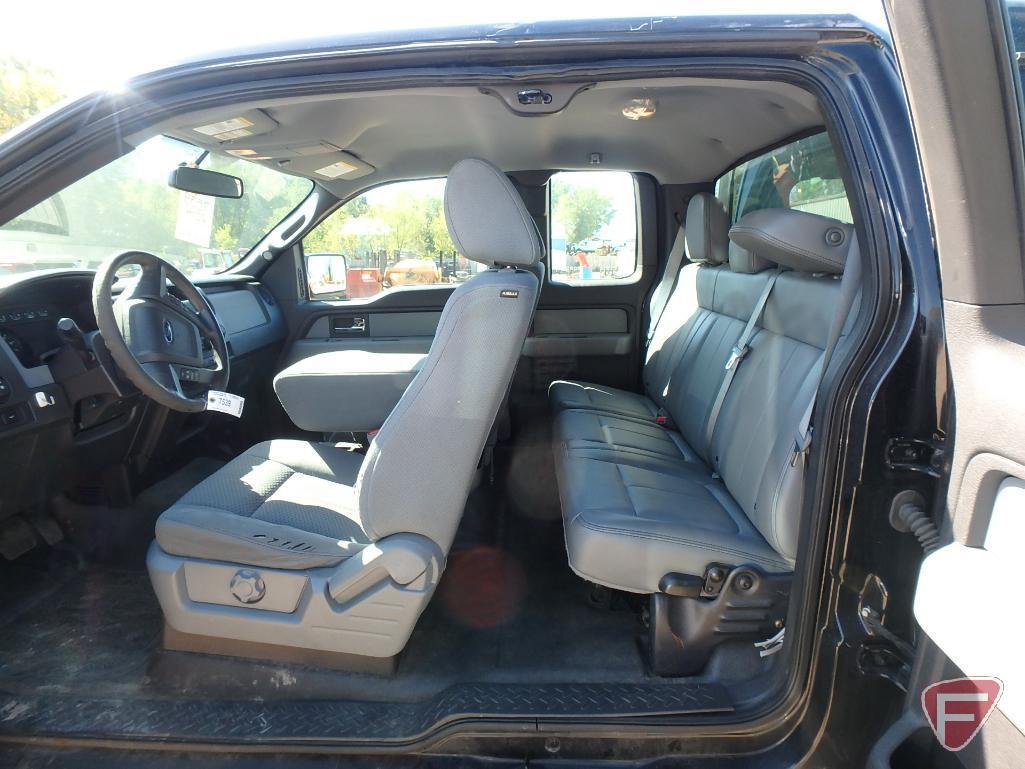 2014 Ford F-150 Extended Cab Pickup Truck With Leer Topper and Setina Push Rack