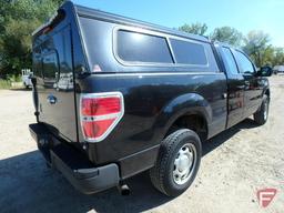 2014 Ford F-150 Extended Cab Pickup Truck With Leer Topper and Setina Push Rack