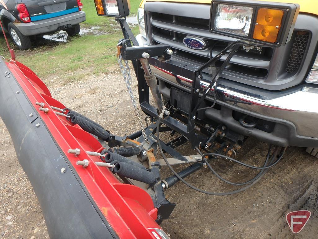 2003 Ford F-450 Super Duty Pickup Truck with Western Pro Plow