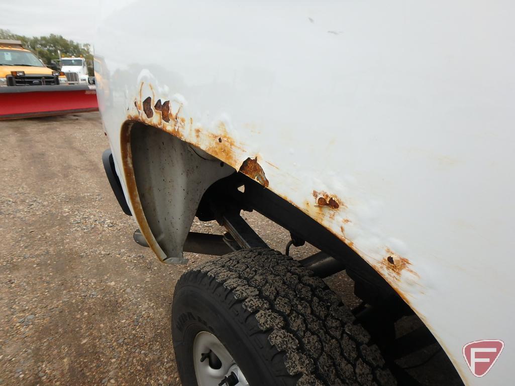 2009 Chevrolet Silverado Pickup Truck with Western Plow