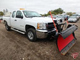 2009 Chevrolet Silverado Pickup Truck with Western Plow