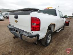 2009 Chevrolet Silverado Pickup Truck with Western Plow