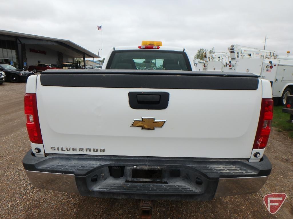 2009 Chevrolet Silverado Pickup Truck with Western Plow