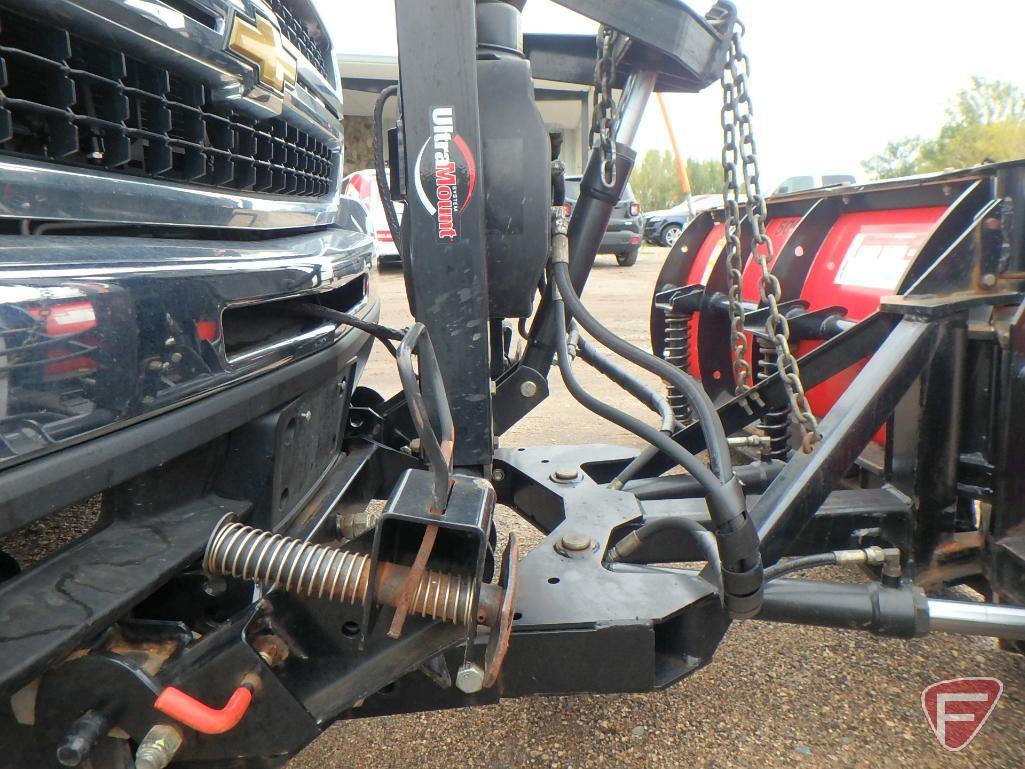 2009 Chevrolet Silverado Pickup Truck with Western Plow