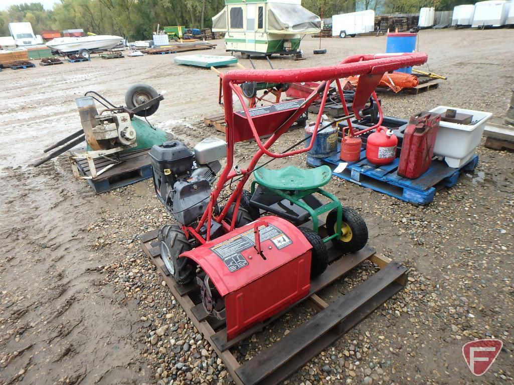 Troy-Bilt Super Bronco CRT rear tine tiller with Briggs & Stratton 6hp OHV gas engine