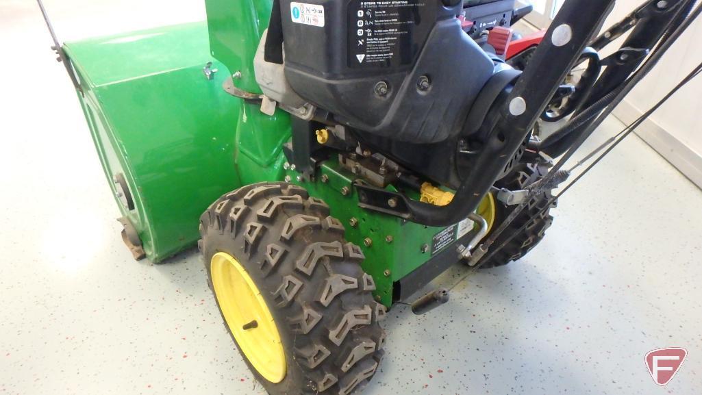 John Deere 1330E walk behind snow blower with Briggs & Stratton Professional Series 342cc engine