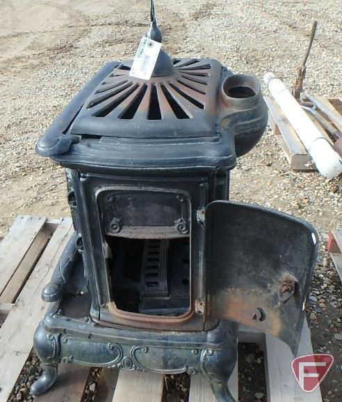 Cast iron parlor stove