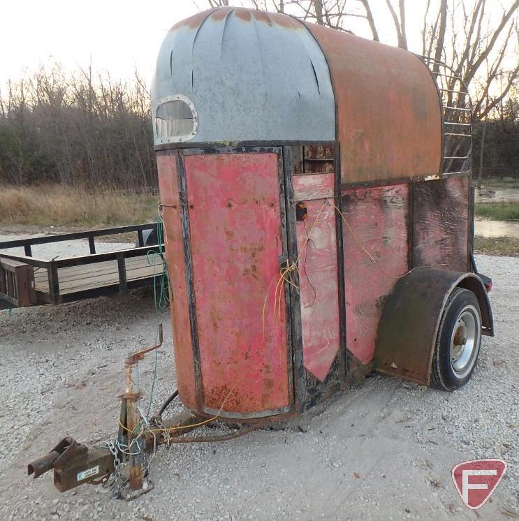 1989 Homemade Livestock/Horse Trailer