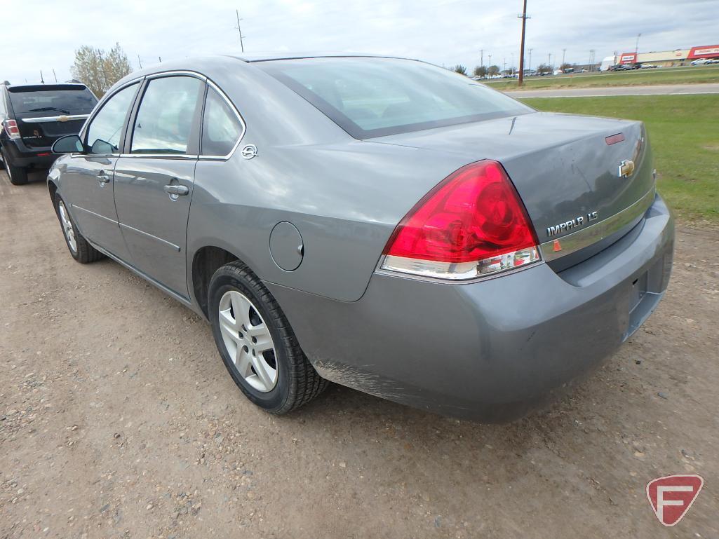 2008 Chevrolet Impala Passenger Car - HAUL ONLY