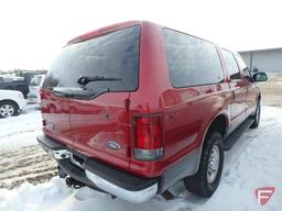 2005 Ford Excursion Multipurpose Vehicle, 24,501 actual miles!