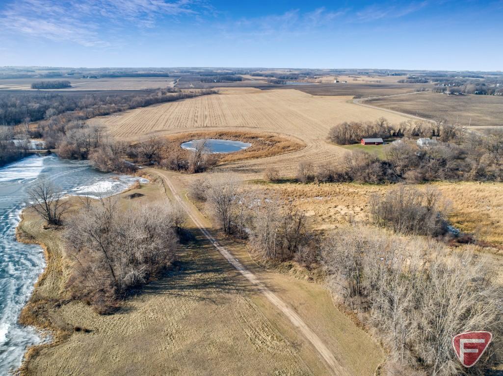 Approximately 150.98 acres of farm land, woods, gravel, and hunting land.