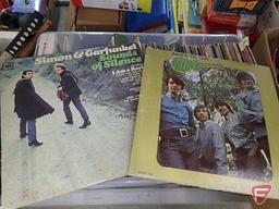 LP vinyl albums, Beatles, Rolling Stones, Bill Cosby, Crosby Stills & Nash,