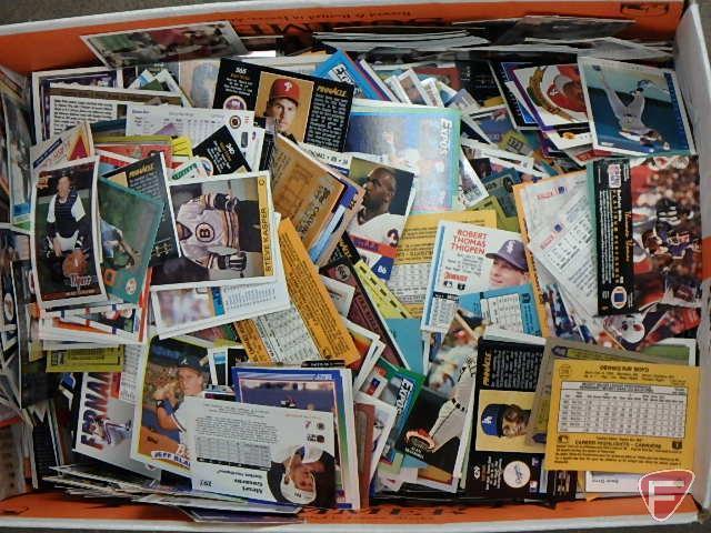 Large collection of sports collector/trading cards. Football, Baseball, Basketball.