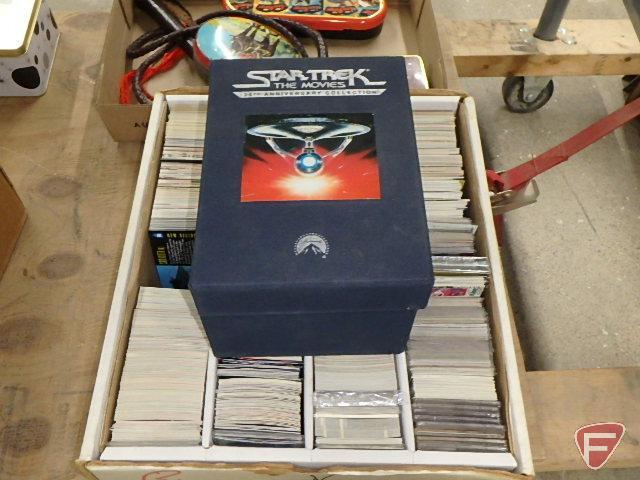 Star Trek The Movies 25th Anniversary VHS Collection, and collector/trading cards, Xmen,