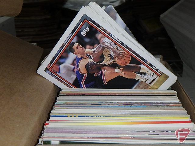 Large collection of sports collector/trading cards. Football, Baseball, Basketball and