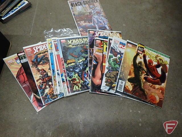 Comic books, Marvel, DC, Xmen, Avengers, Spiderman, Incredible Hulk, Captain America and others,