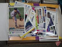 Large collection of sports collector/trading cards, mostly baseball.