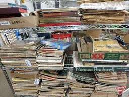 Magazines, Life, Ebony, Field and Stream, Newsweek, Hot Rod and others, vintage books,