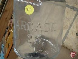 Arcade coffee grinder, missing glass cup