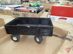 Ertl and other metal trailers, one is painted