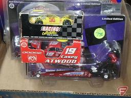 Winners Circle cars and Racing Champions, all three boxes