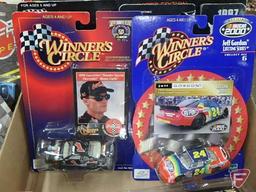 Winners Circle cars and Racing Champions, all three boxes