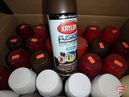 Large assortment of spray paint, cannot be shipped, must be 18 yrs or older to purchase