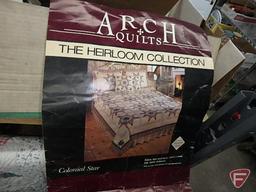 Arch Quilts Heirloom Collection, Colonial Star, king size, quilt and two shams