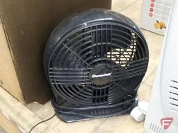 Lakewood oil filled portable heater Model 5600/7 and Duracraft fan. 2 pieces