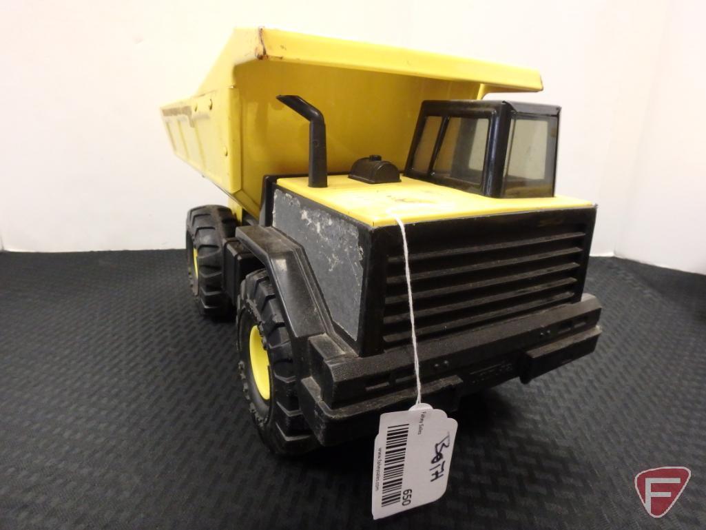 Tonka turbo-diesel dump truck and Mighty-Tonka dump truck