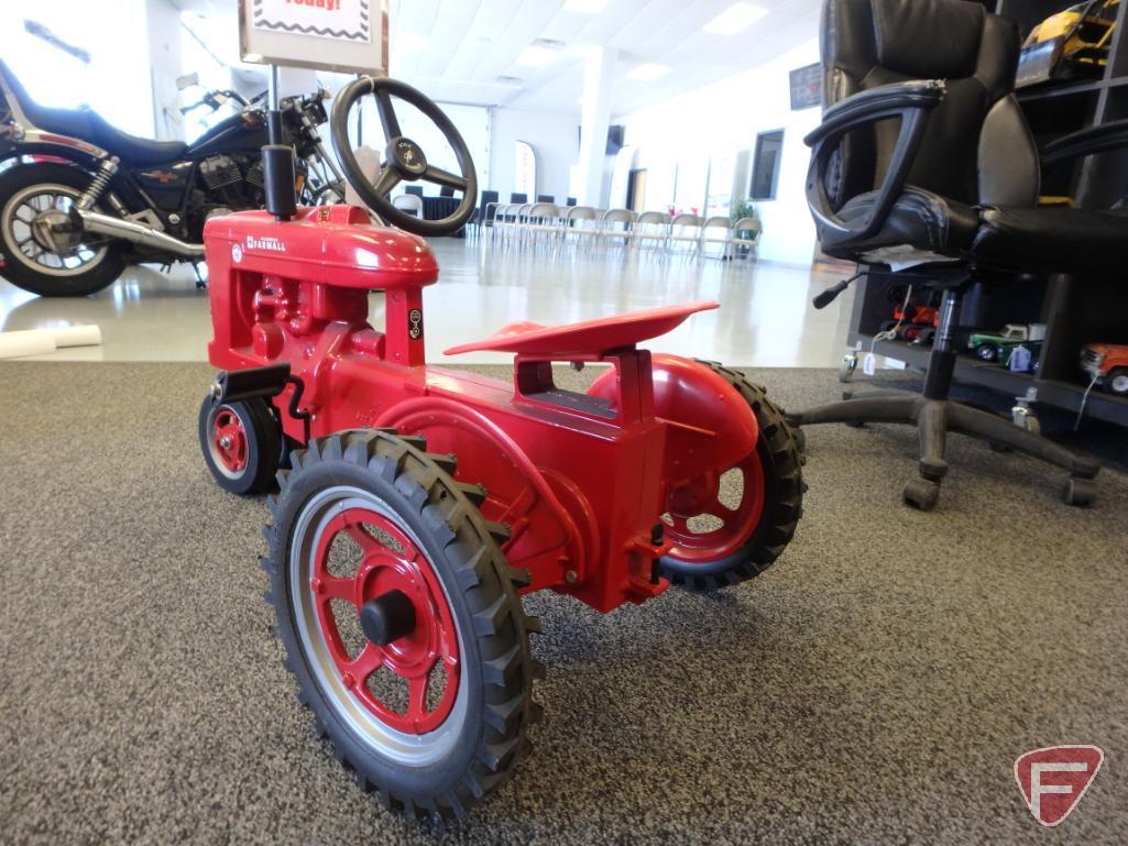 McCormick Farmall Super H pedal tractor with plastic seat steering wheel and fenders