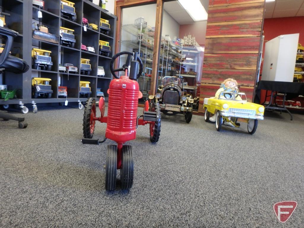 McCormick Farmall Super H pedal tractor with plastic seat steering wheel and fenders