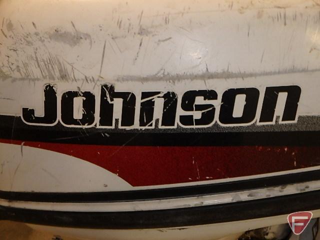 1998 Johnson 9.9hp outboard boat motor, sn G04391774