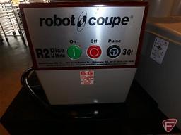 Robot Coupe R2 Dice Ultra 3qt commercial food processor with accessories