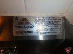 Hand wash station: Advance Tabco 7-PS-EC-SP stainless steel hand wash sink with 7-3/4" backsplash