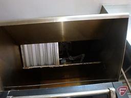 2 door oven with exhaust hood