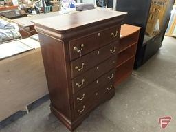 Wood dresser/storage cabinet, Vaughan Furniture Co, 5 drawers, 50inHx38inWx19inD,
