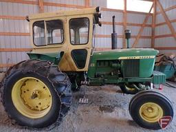 1966 John Deere 4020 gas tractor with Cozy Cab, power steering and wide front, 94HP, 5866 hours