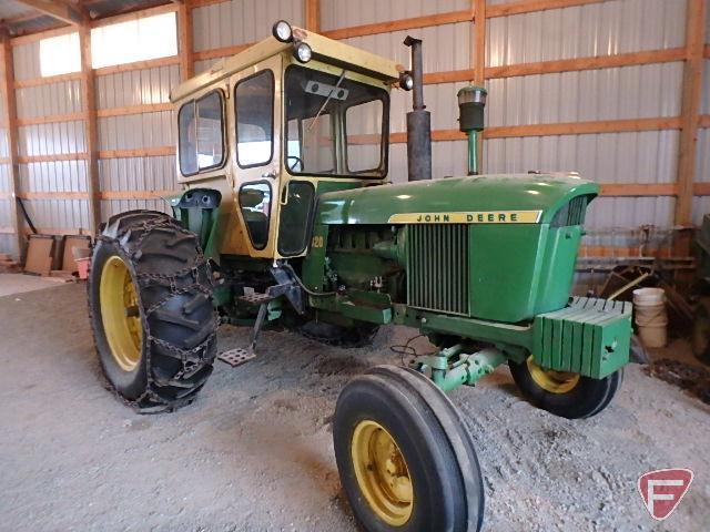 1966 John Deere 4020 gas tractor with Cozy Cab, power steering and wide front, 94HP, 5866 hours