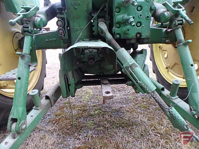 1960 John Deere 530 gas tractor, power steering, wide front with fenders, 3pt, 540 PTO, 4044 hours