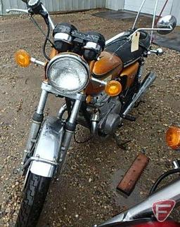 1972 Yamaha OHC 750 electric motorcycle,