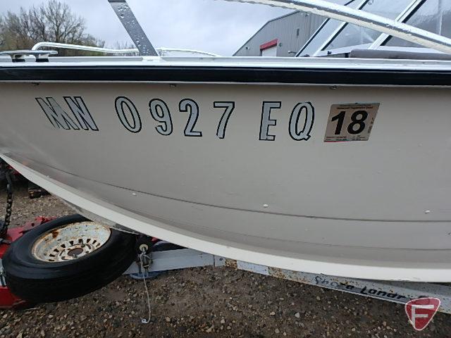 16' Starcraft aluminum boat with Mercury 70 outboard motor with power trim, **TRAILER NOT INCLUDED