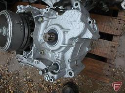 Motors/transmissions for parts: (4) single-cyl., (1) twin-cyl., (1) 4-cyl., six pcs