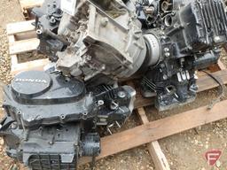 Motors/transmissions for parts: Honda and other, Twin, V-Twin, 4-cyl., five pcs