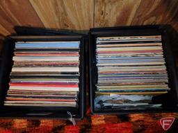 LP records: Roger Miller, Wanda Jackson, Polka, Country, Gossip, and big band collections