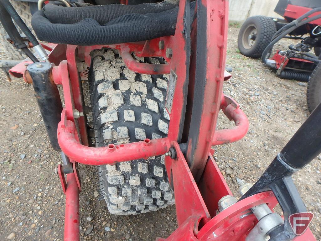 2008 Toro Sand Pro, model 5040, 3 wheel drive, 3976 hours, 36" front blade