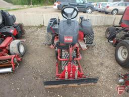 2008 Toro Sand Pro, model 5040, 3 wheel drive, 3976 hours, 36" front blade